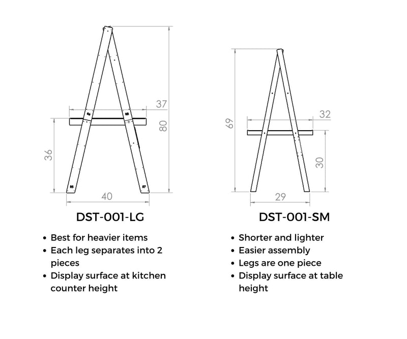 Portable Wooden Display stand, DST-001