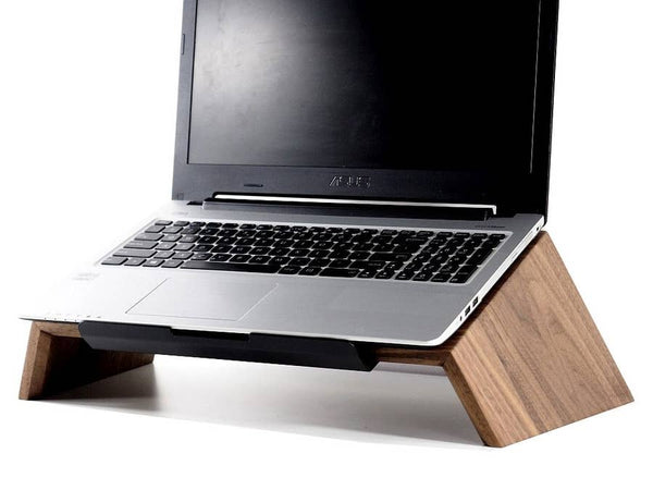 Walnut - Solid Wood Laptop Stand